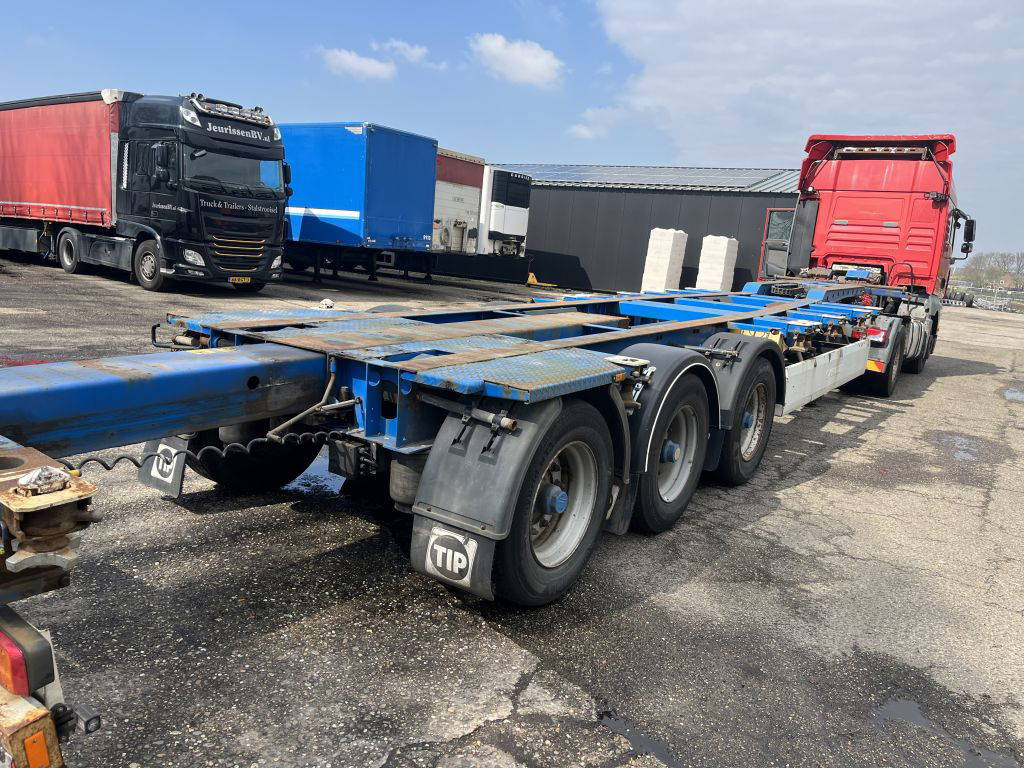 Krone 40FT HC, Voor en achter-uitschuifbaar, BPW 3 stuks - Poluprikolica za prevoz kontejnera/ Poluprikolica sa promenjivim sandukom: slika 3 Krone 40FT HC, Voor en achter-uitschuifbaar, BPW 3 stuks - Poluprikolica za prevoz kontejnera/ Poluprikolica sa promenjivim sandukom: slika 3