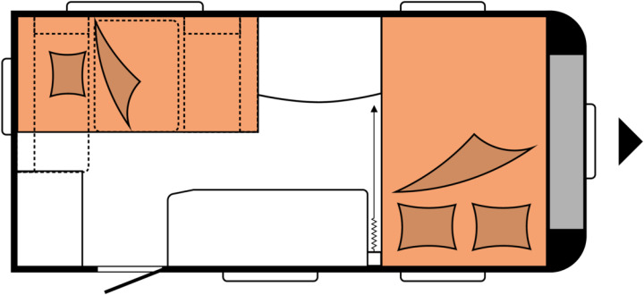 DE LUXE 440 SF - Kamp prikolica: slika 2 DE LUXE 440 SF - Kamp prikolica: slika 2