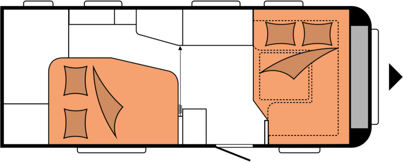 EXCELLENT 540 WFU - Kamp prikolica: slika 2 EXCELLENT 540 WFU - Kamp prikolica: slika 2
