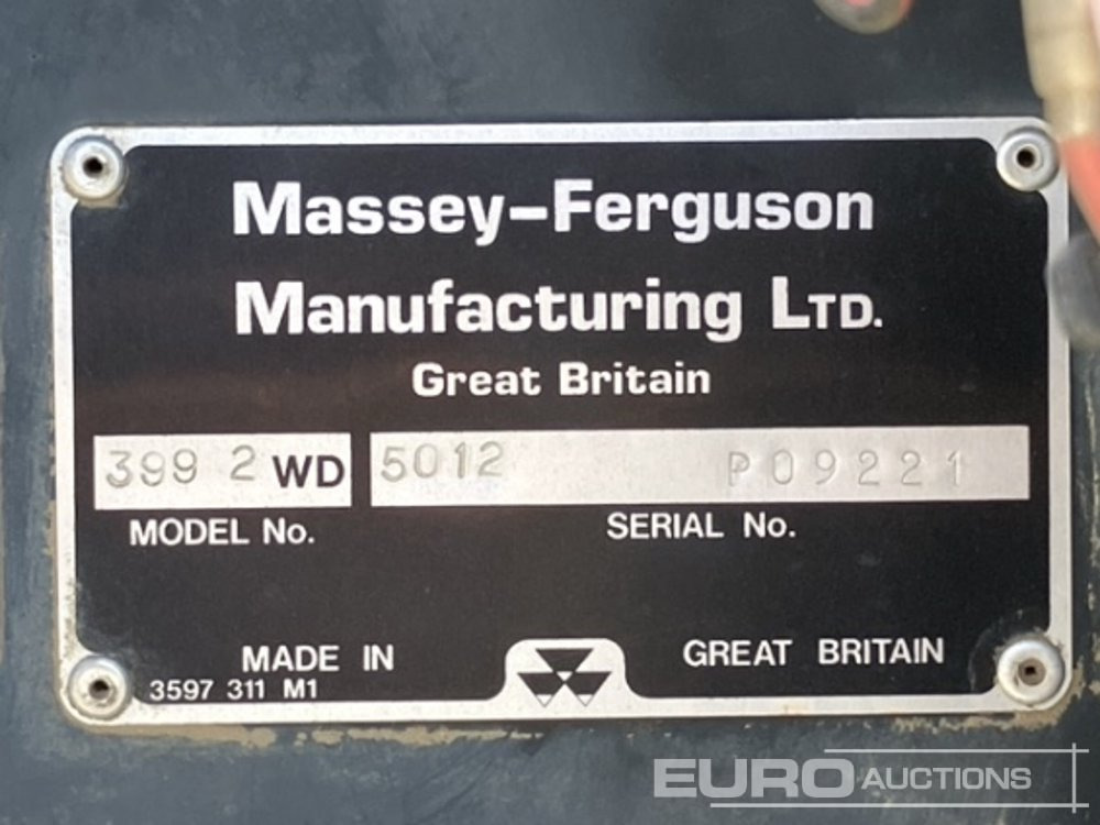 1996 Massey Ferguson 399 - Traktor: slika 5 1996 Massey Ferguson 399 - Traktor: slika 5