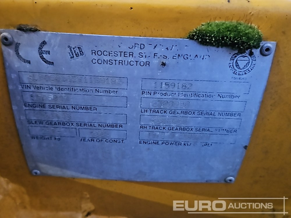 2005 JCB 8030 - Mini bager: slika 1 2005 JCB 8030 - Mini bager: slika 1