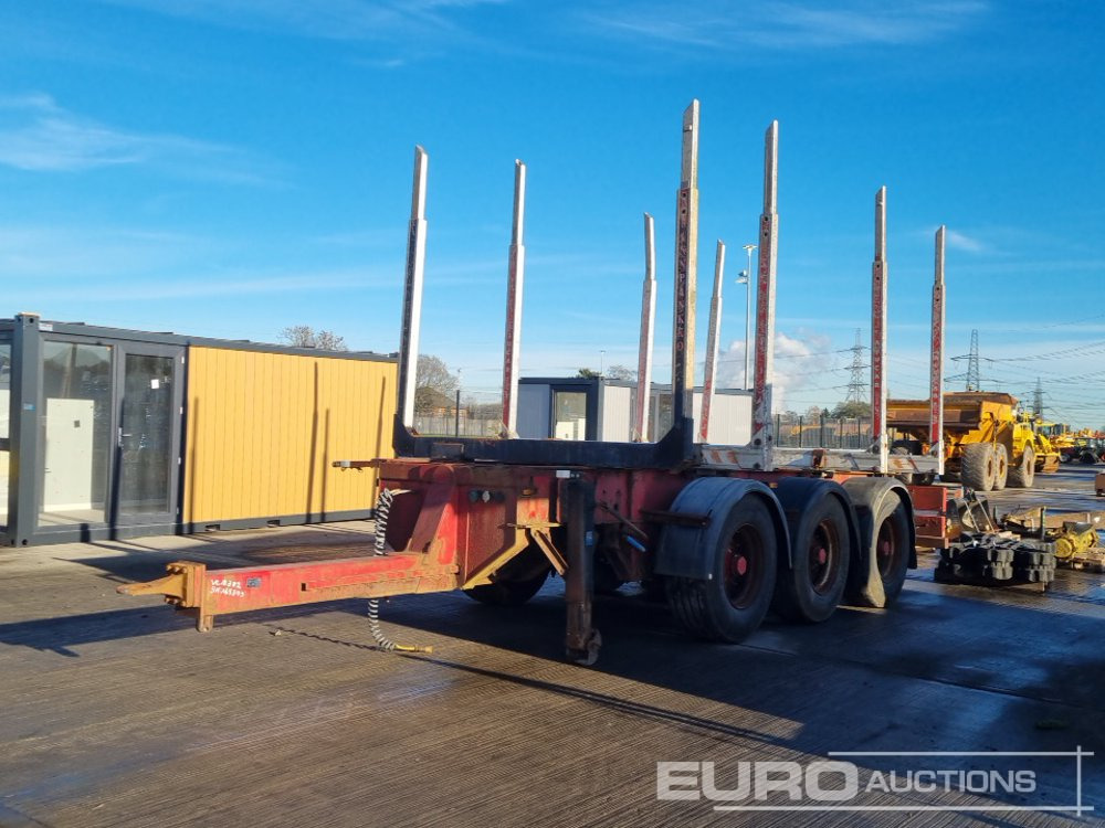 2006 SDC Trailer Tri Axle Drawbar Log Trailer, Air Brakes, Rear Lift Axle - Prikolica šticarka: slika 1 2006 SDC Trailer Tri Axle Drawbar Log Trailer, Air Brakes, Rear Lift Axle - Prikolica šticarka: slika 1