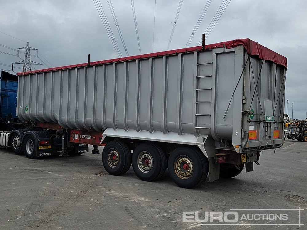 2007 Fruehauf Tri Axle Bulking Tipping Trailer, EasySheet - Poluprikolica istovarivača: slika 3 2007 Fruehauf Tri Axle Bulking Tipping Trailer, EasySheet - Poluprikolica istovarivača: slika 3