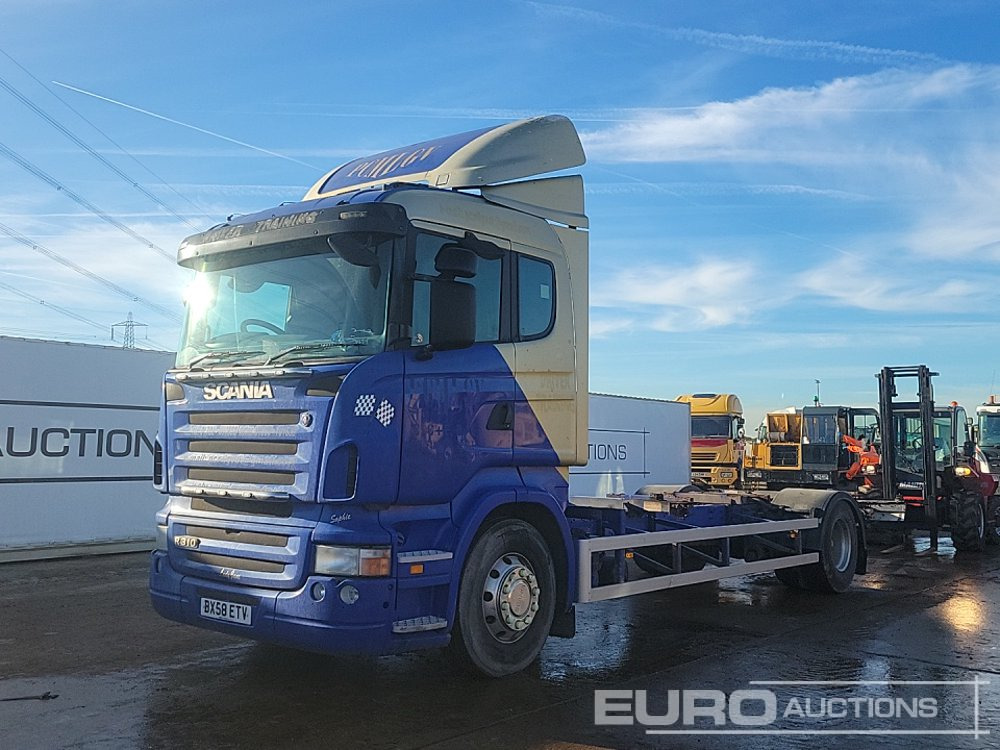 2008 Scania R310 - Kamion sa golom šasijom i zatvorenom kabinom: slika 1 2008 Scania R310 - Kamion sa golom šasijom i zatvorenom kabinom: slika 1