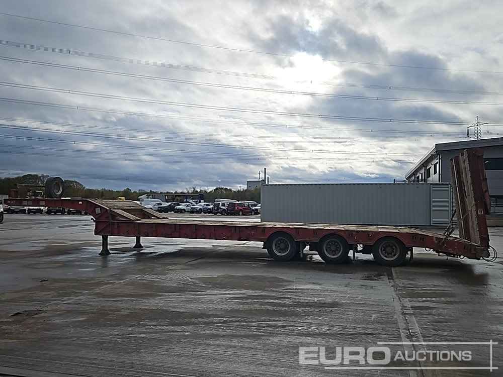 2009 Andover Tri Axle Step Frame Low Loader, Winch, Hydraulic Fliptoe Ramps - Niska poluprikolica za prevoz: slika 2 2009 Andover Tri Axle Step Frame Low Loader, Winch, Hydraulic Fliptoe Ramps - Niska poluprikolica za prevoz: slika 2