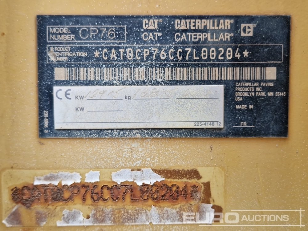2011 CAT CP76 - Valjak: slika 1 2011 CAT CP76 - Valjak: slika 1