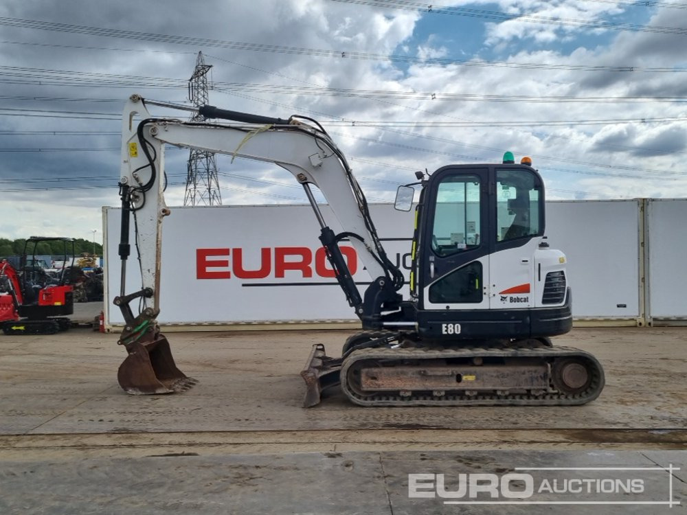 2012 Bobcat E80 - Mini bager: slika 2 2012 Bobcat E80 - Mini bager: slika 2