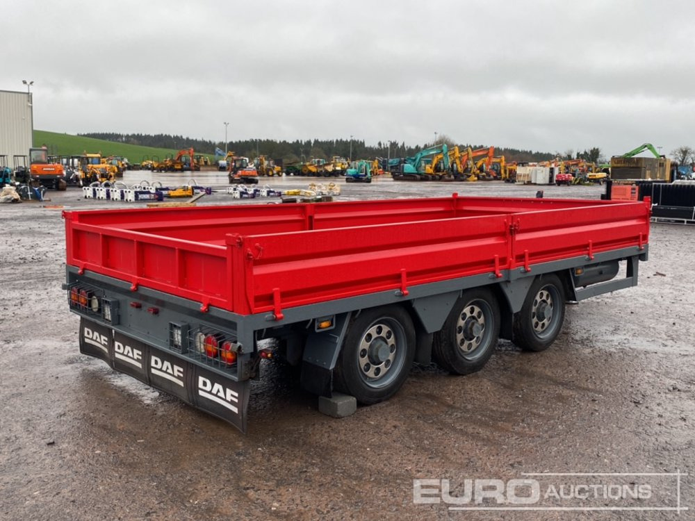 2013 Dooley 10 Ton Tri-Axle Drop Side Drag Trailer - Plato prikolica: slika 3 2013 Dooley 10 Ton Tri-Axle Drop Side Drag Trailer - Plato prikolica: slika 3
