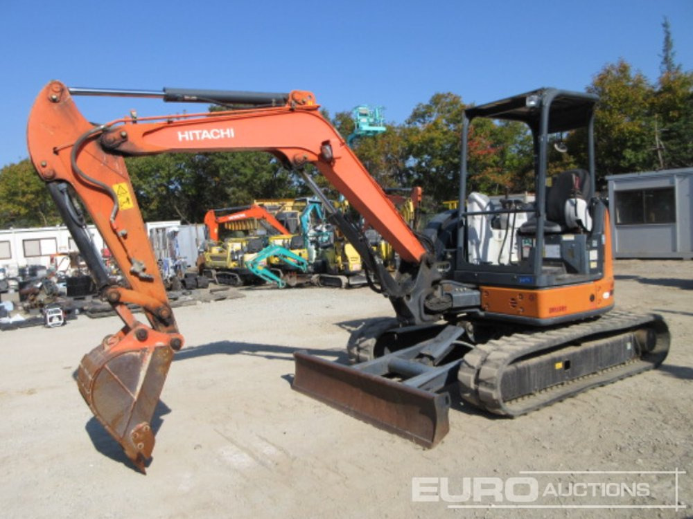 2013 Hitachi ZX40U-5A Rubber Tracks, Blade, Offset, Piped - Mini bager: slika 3 2013 Hitachi ZX40U-5A Rubber Tracks, Blade, Offset, Piped - Mini bager: slika 3