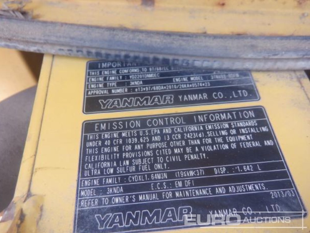 Kiper guseničar 2013 Yanmar C30R-2B: slika 7 Kiper guseničar 2013 Yanmar C30R-2B: slika 7