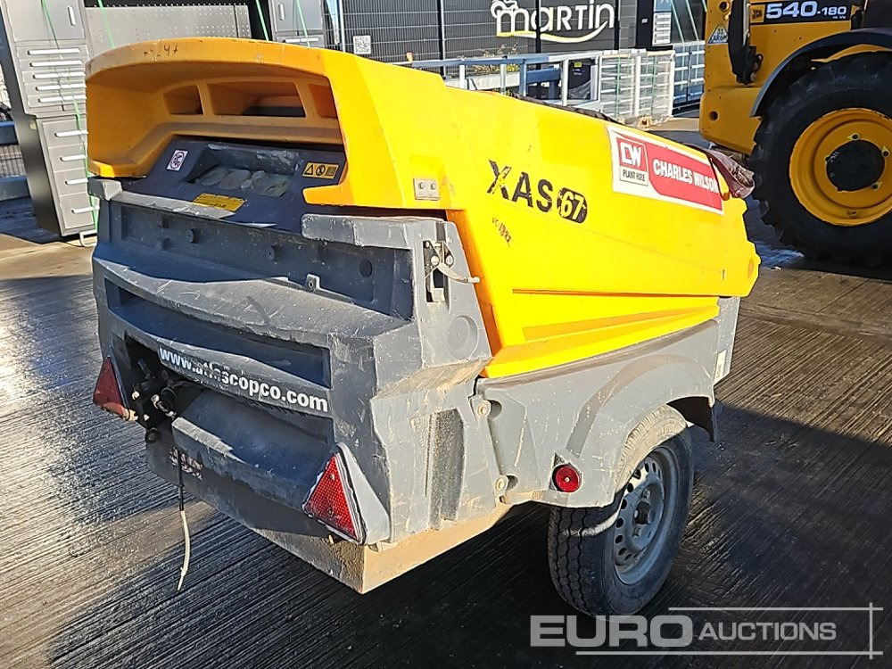 2014 Atlas Copco XAS 67 - Kompresor za vazduh: slika 5 2014 Atlas Copco XAS 67 - Kompresor za vazduh: slika 5