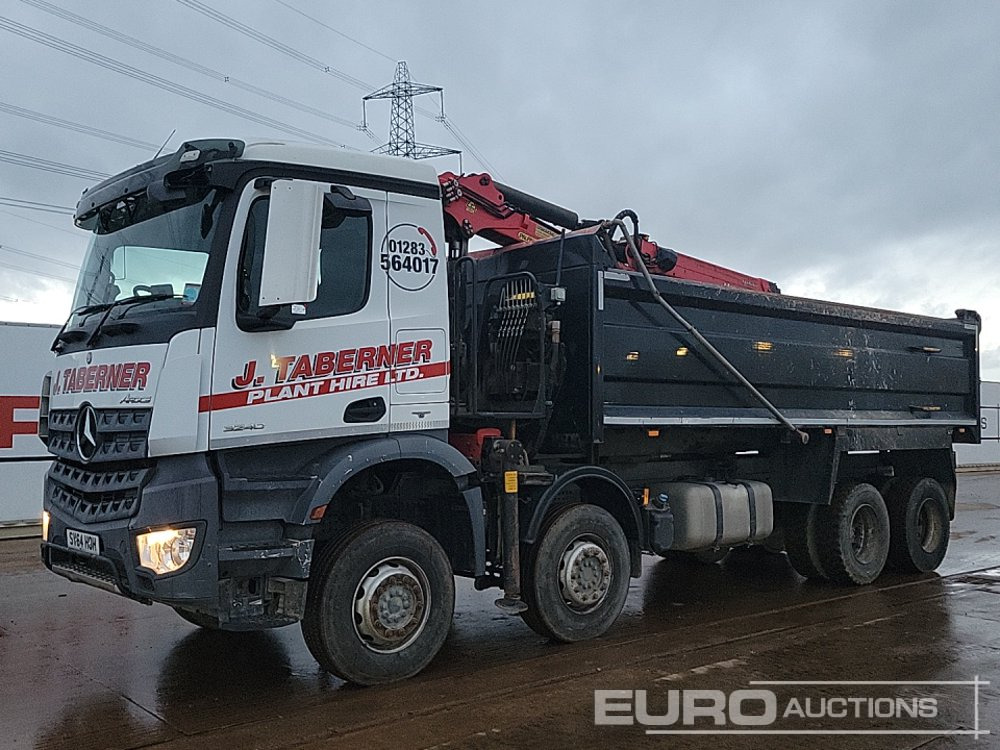 2014 Mercedes Arocs 3240 - Istovarivač: slika 1 2014 Mercedes Arocs 3240 - Istovarivač: slika 1