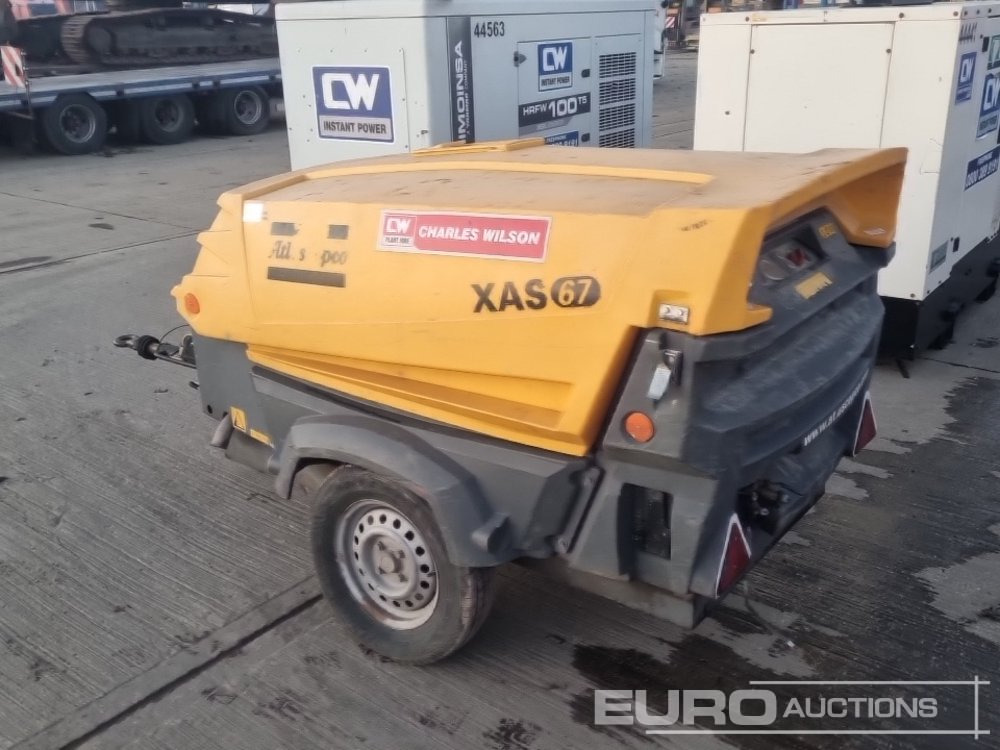 2015 Atlas Copco XAS67KD 130CFM - Kompresor za vazduh: slika 3 2015 Atlas Copco XAS67KD 130CFM - Kompresor za vazduh: slika 3