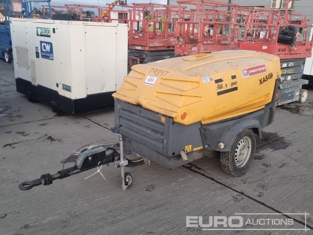 2015 Atlas Copco XAS67KD 130CFM - Kompresor za vazduh: slika 1 2015 Atlas Copco XAS67KD 130CFM - Kompresor za vazduh: slika 1