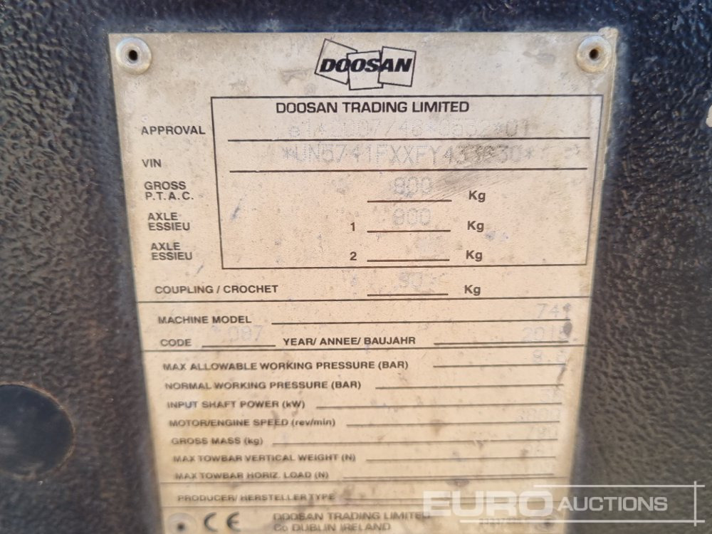 Kompresor za vazduh 2015 Doosan 741: slika 26