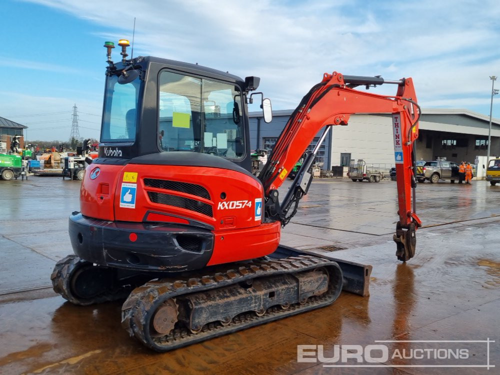 2015 Kubota KX57-4 - Mini bager: slika 5 2015 Kubota KX57-4 - Mini bager: slika 5