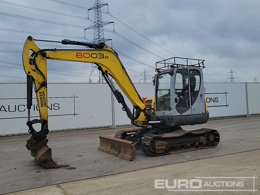 2015 Wacker Neuson 8003 - Mini bager: slika 1 2015 Wacker Neuson 8003 - Mini bager: slika 1
