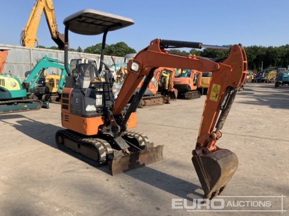 2016 Hitachi ZX17U-5A Rubber Tracks, Blade, Offset, Bucket, Canopy - Mini bager: slika 2 2016 Hitachi ZX17U-5A Rubber Tracks, Blade, Offset, Bucket, Canopy - Mini bager: slika 2