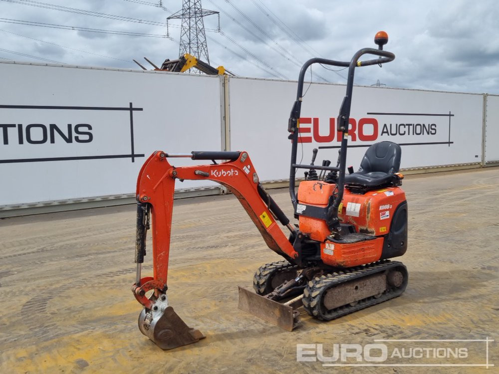 2016 Kubota K008-3 - Mini bager: slika 1 2016 Kubota K008-3 - Mini bager: slika 1