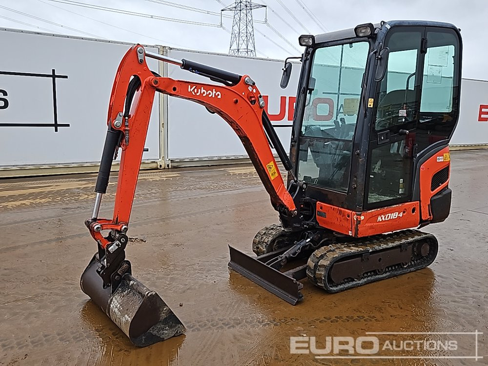2016 Kubota KX018-4 - Mini bager: slika 1 2016 Kubota KX018-4 - Mini bager: slika 1