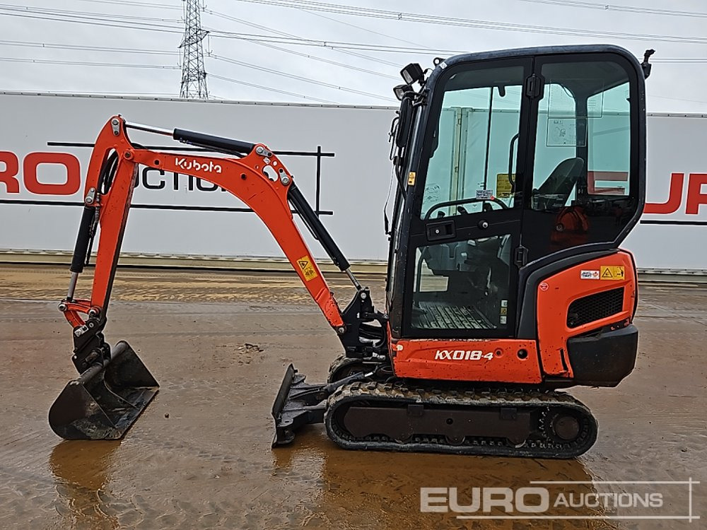 2016 Kubota KX018-4 - Mini bager: slika 2 2016 Kubota KX018-4 - Mini bager: slika 2