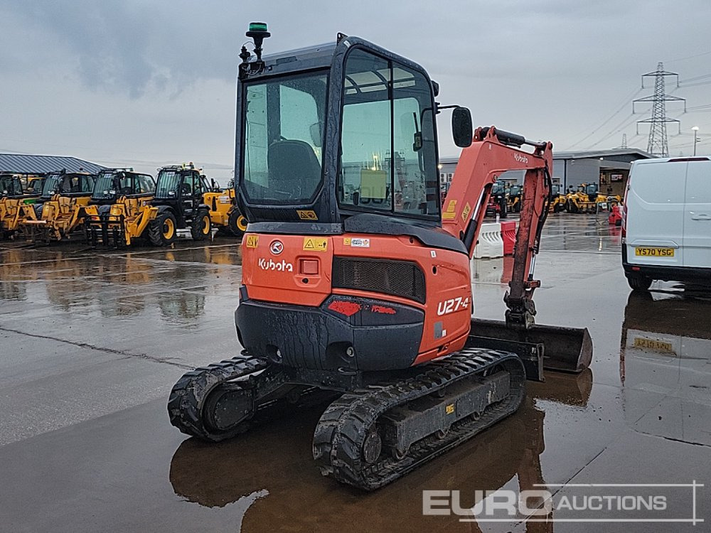 2016 Kubota U27-4 - Mini bager: slika 5 2016 Kubota U27-4 - Mini bager: slika 5