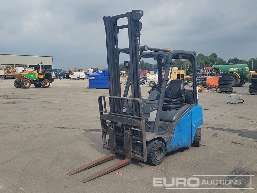 2016 Linde H20T-01 - Gasni viljuškar: slika 1 2016 Linde H20T-01 - Gasni viljuškar: slika 1
