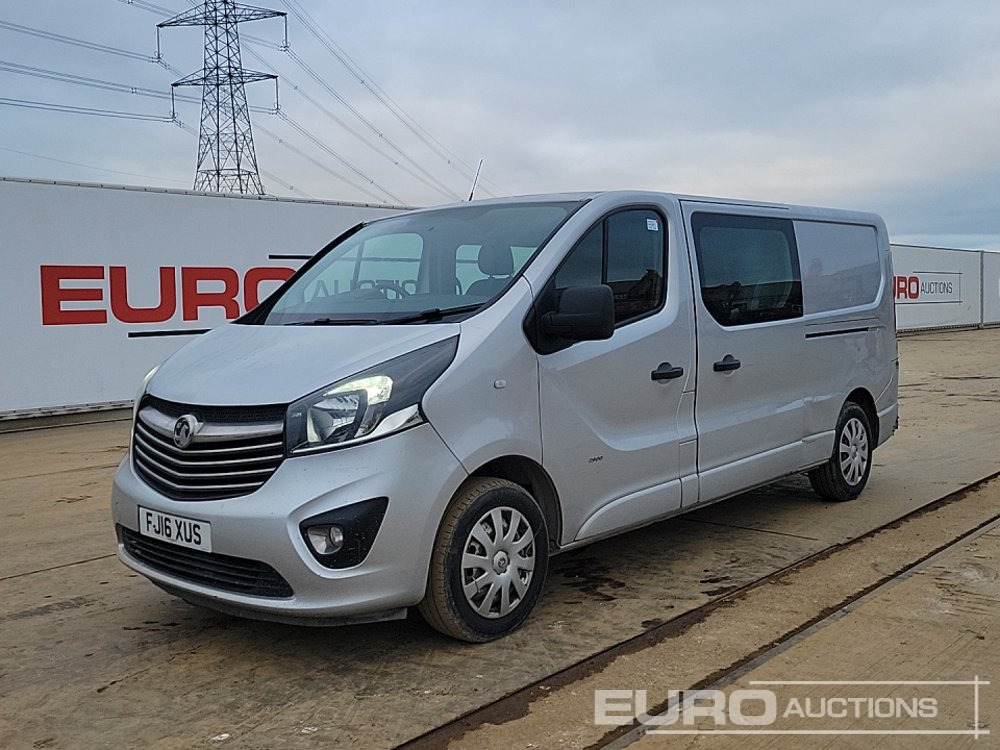 2016 Vauxhall Vivaro 2900 - Furgon, Dostavno vozilo sa duplom kabinom: slika 1 2016 Vauxhall Vivaro 2900 - Furgon, Dostavno vozilo sa duplom kabinom: slika 1