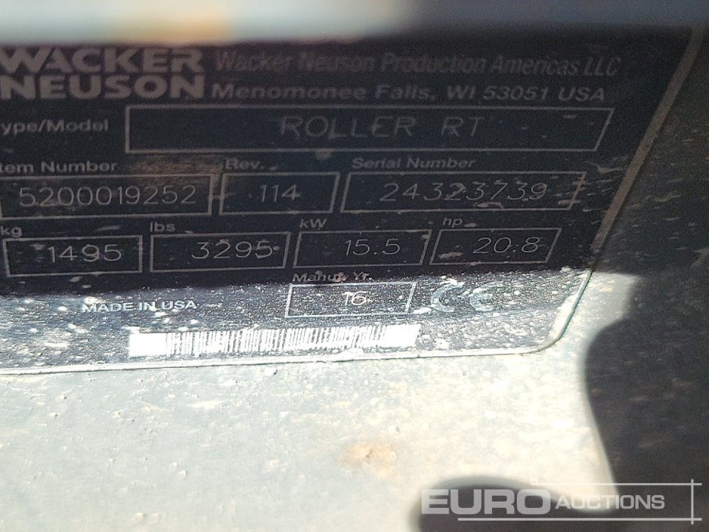 Mašina za asfalt 2016 Wacker Neuson RTSC3: slika 35