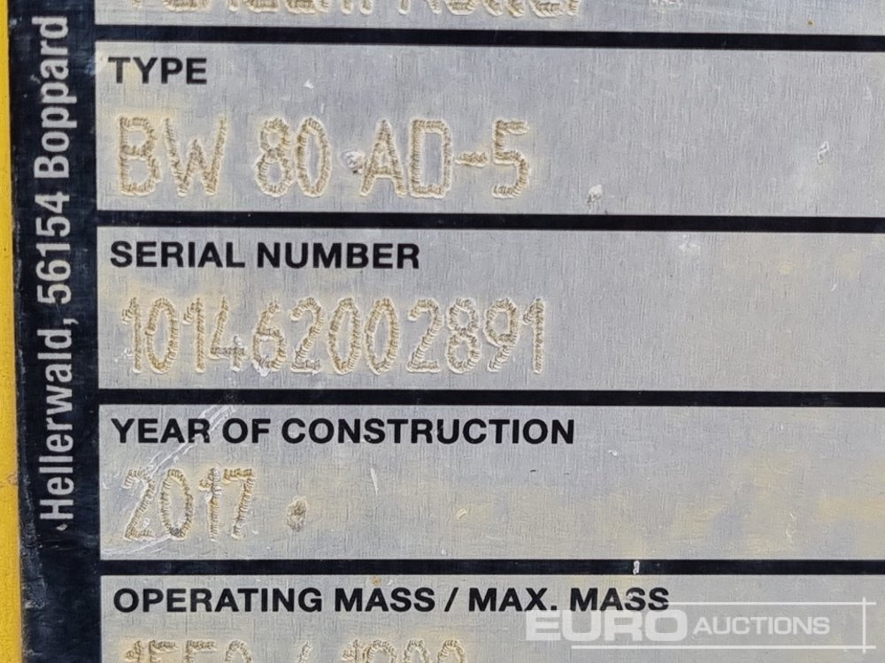 Valjak 2017 Bomag BW80AD-5: slika 35