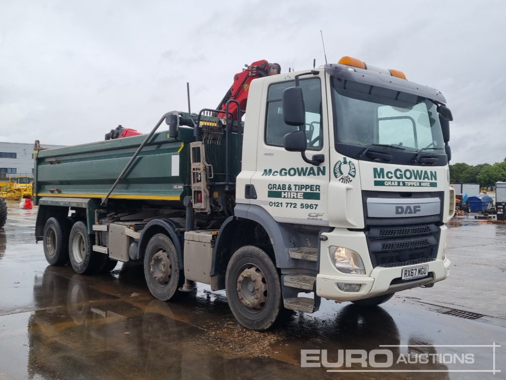 Istovarivač, Kamion sa dizalicom 2017 DAF CF440: slika 7