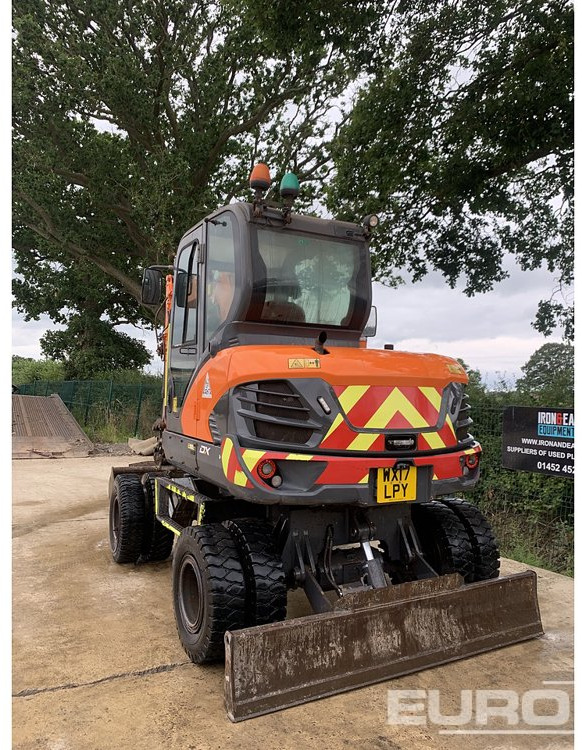 2017 Doosan DX57W-5 - Bager točkaš: slika 2 2017 Doosan DX57W-5 - Bager točkaš: slika 2