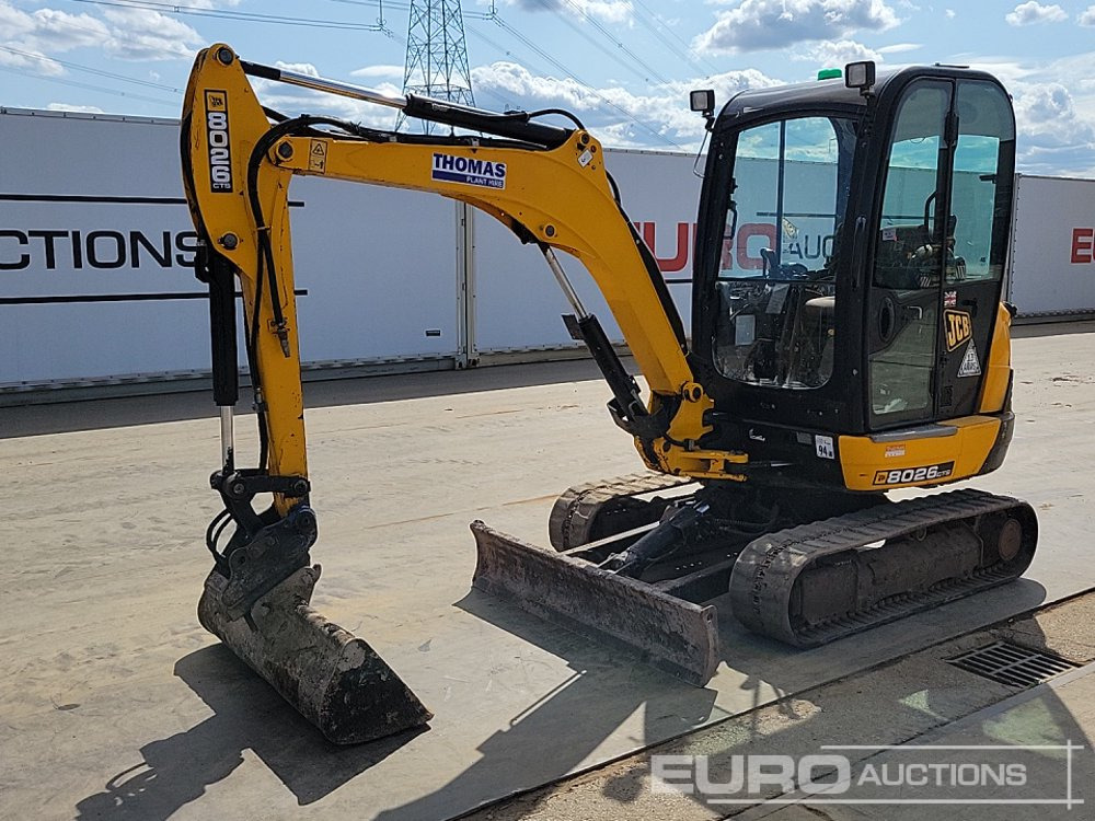 2017 JCB 8026CTS - Mini bager: slika 1 2017 JCB 8026CTS - Mini bager: slika 1