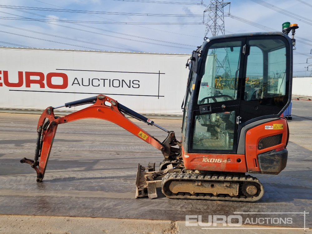 2017 Kubota KX016-4 - Mini bager: slika 2 2017 Kubota KX016-4 - Mini bager: slika 2