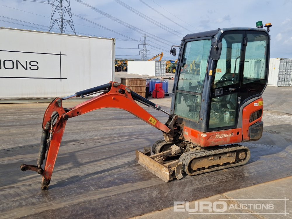 2017 Kubota KX016-4 - Mini bager: slika 1 2017 Kubota KX016-4 - Mini bager: slika 1