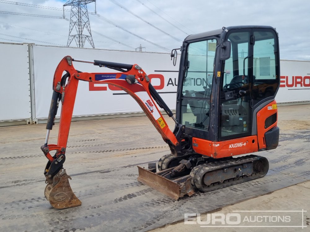 2017 Kubota KX016-4 - Mini bager: slika 1 2017 Kubota KX016-4 - Mini bager: slika 1