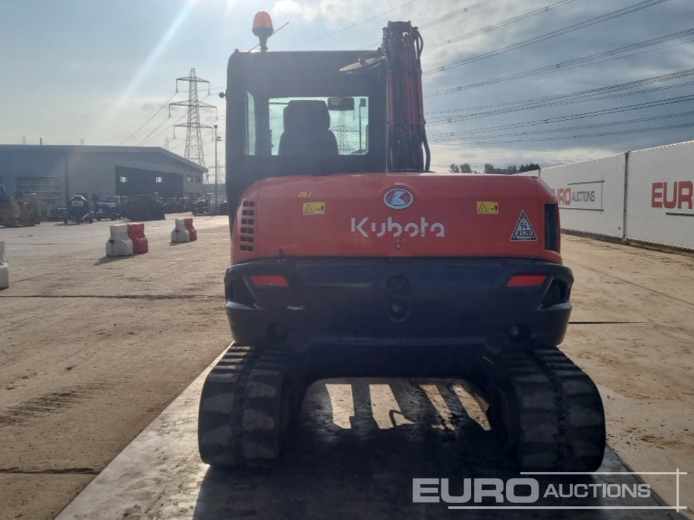 2017 Kubota KX080-4A - Mini bager: slika 4 2017 Kubota KX080-4A - Mini bager: slika 4