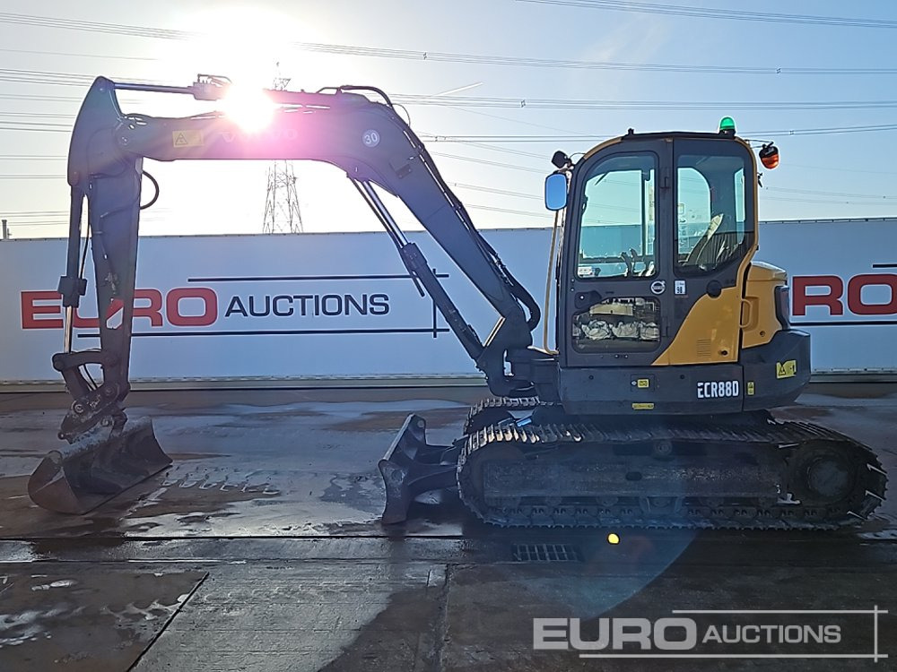 2017 Volvo ECR88D - Mini bager: slika 2 2017 Volvo ECR88D - Mini bager: slika 2