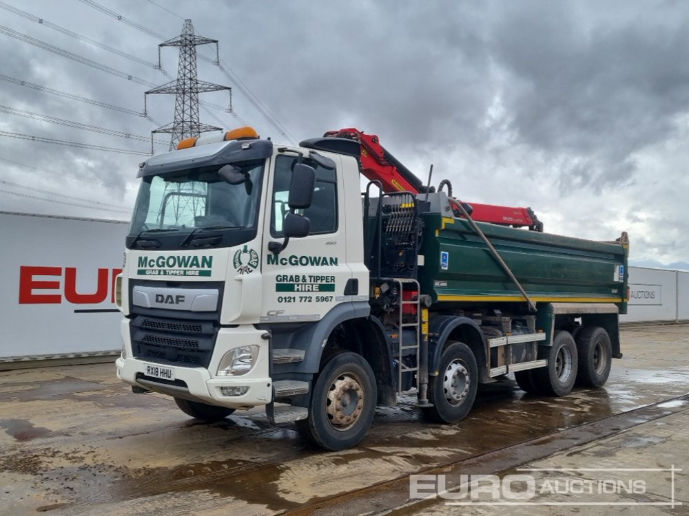 2018 DAF CF - Istovarivač, Kamion sa dizalicom: slika 1 2018 DAF CF - Istovarivač, Kamion sa dizalicom: slika 1