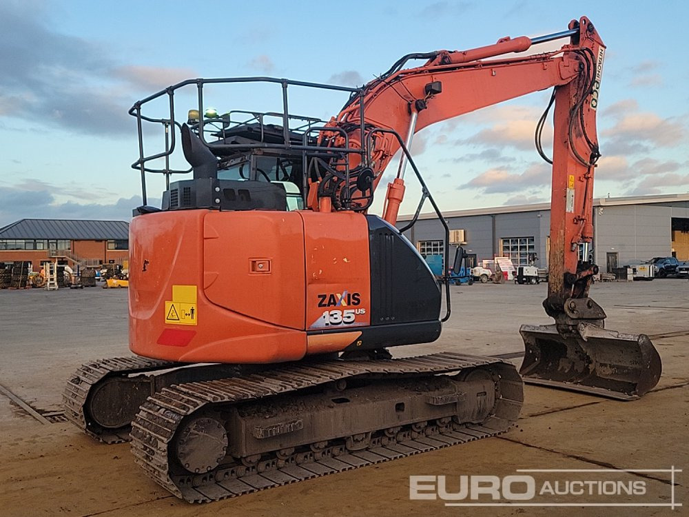 2018 Hitachi ZX135US-6 - Bager guseničar: slika 5 2018 Hitachi ZX135US-6 - Bager guseničar: slika 5