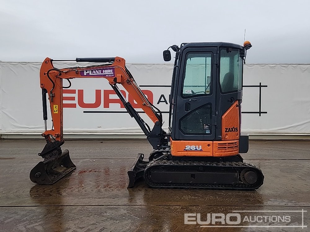 2018 Hitachi ZX26U-5A CR - Mini bager: slika 2 2018 Hitachi ZX26U-5A CR - Mini bager: slika 2