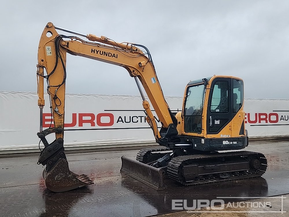 2018 Hyundai R80CR-9 - Mini bager: slika 1 2018 Hyundai R80CR-9 - Mini bager: slika 1