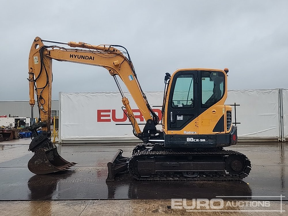 2018 Hyundai R80CR-9 - Mini bager: slika 2 2018 Hyundai R80CR-9 - Mini bager: slika 2