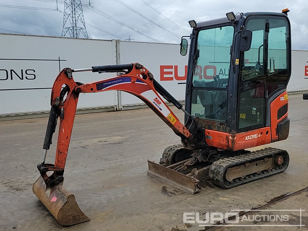 2018 Kubota KX016-4 - Mini bager: slika 1 2018 Kubota KX016-4 - Mini bager: slika 1