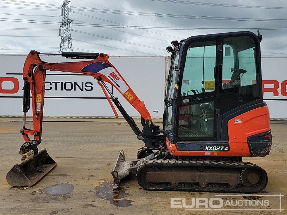 2018 Kubota KX027-4 - Mini bager: slika 2 2018 Kubota KX027-4 - Mini bager: slika 2