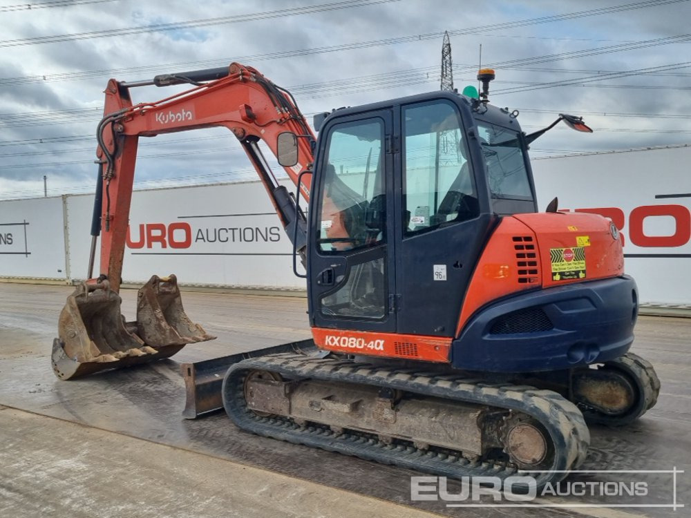 2018 Kubota KX080-4A - Mini bager: slika 3 2018 Kubota KX080-4A - Mini bager: slika 3