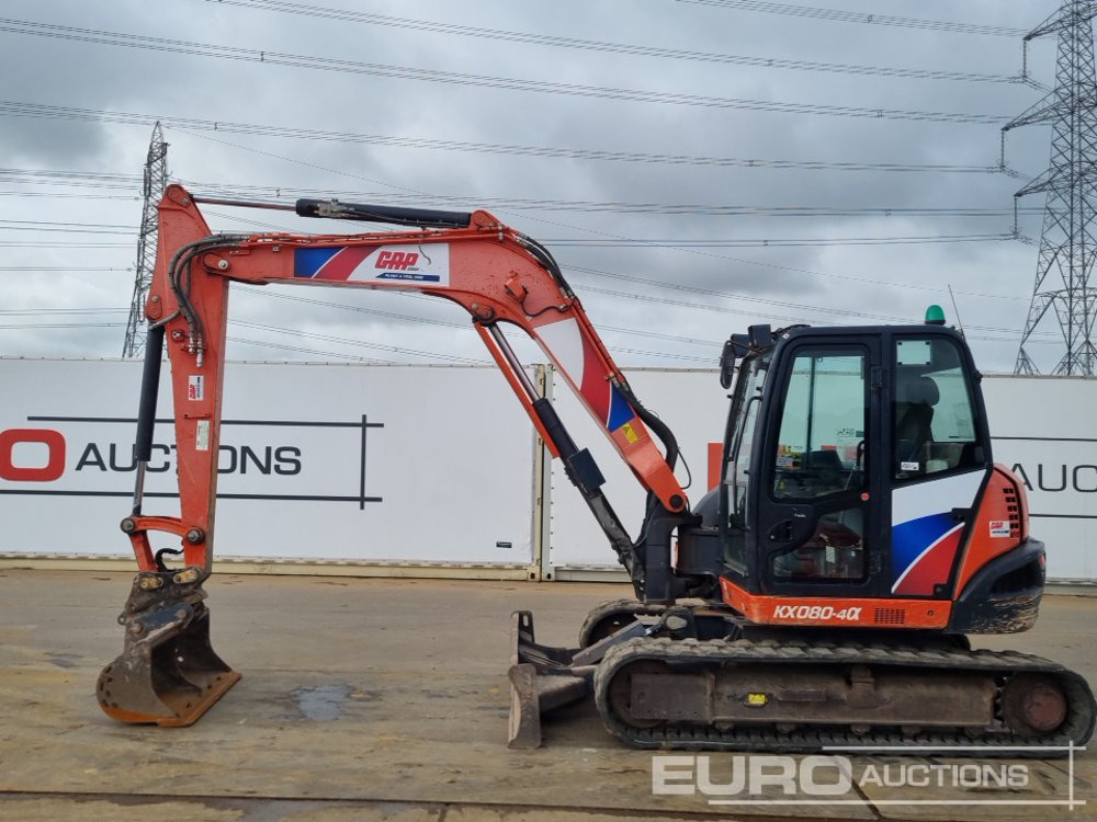 2018 Kubota KX080-4A - Mini bager: slika 2 2018 Kubota KX080-4A - Mini bager: slika 2