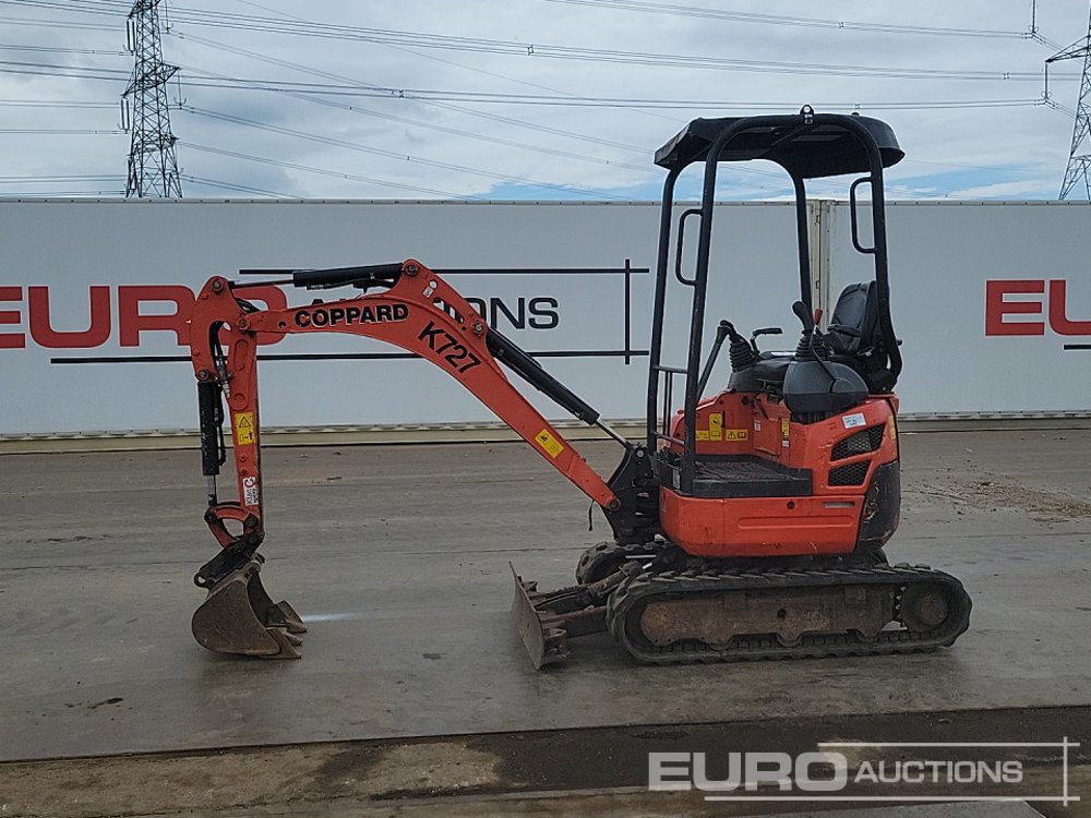 2018 Kubota U17-3A - Mini bager: slika 2 2018 Kubota U17-3A - Mini bager: slika 2