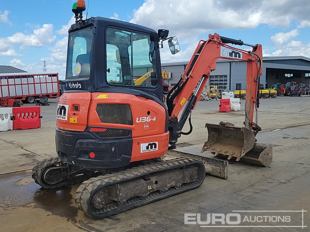 2018 Kubota U36-4 - Mini bager: slika 5 2018 Kubota U36-4 - Mini bager: slika 5