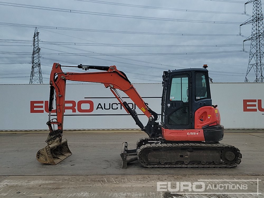 2018 Kubota U55-4 - Mini bager: slika 2 2018 Kubota U55-4 - Mini bager: slika 2